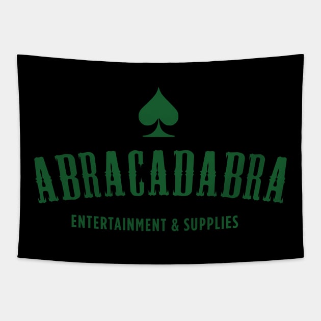 Abracadabra Entertainment & Supplies Tapestry by MindsparkCreative