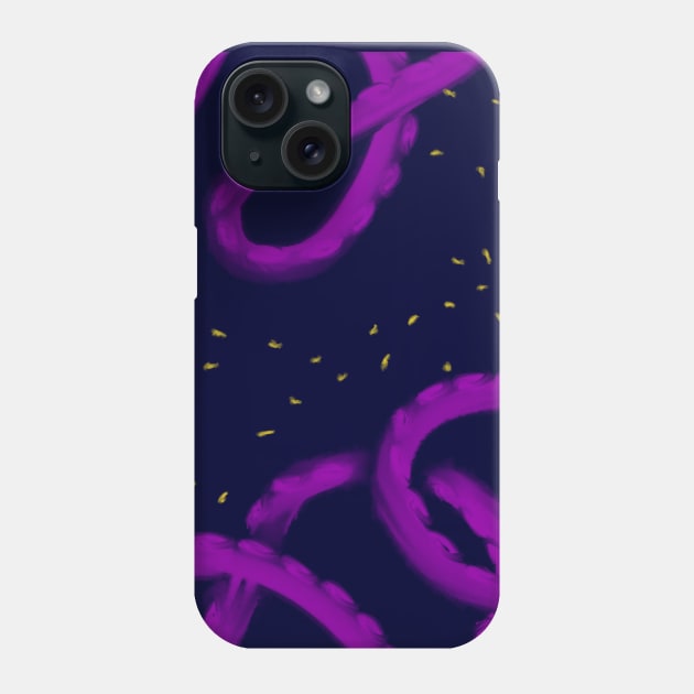 Midnight Tentacle Phone Case by TooCoolUnicorn