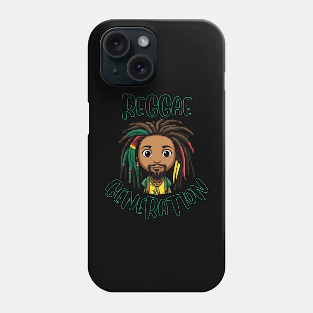 Reggae Generation, Rastaman. Phone Case by BaliChili