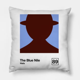 The Blue Nile / Minimal Style Graphic Artwork Design Pillow