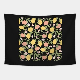 Lemons and Tangerines Tapestry