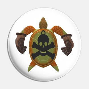 ninja sea Turtle Pin