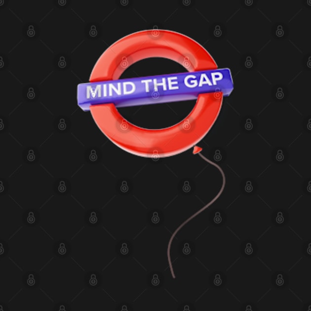 Mind the gap – Inflated balloon-like underground sign by Optimix