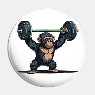 monkey at gym Pin