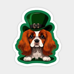 King Spaniel St. Patrick's Day Magnet