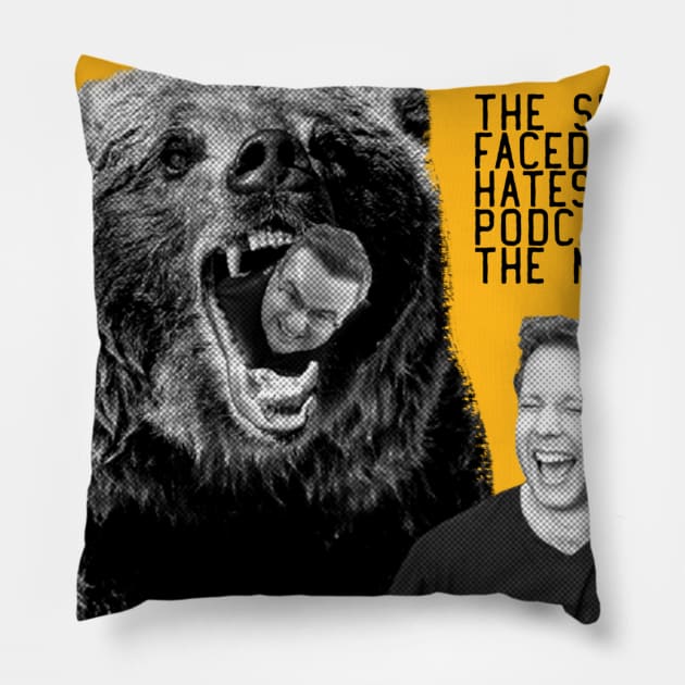 Short Faced Bear Pillow by Canada Is Boring Podcast