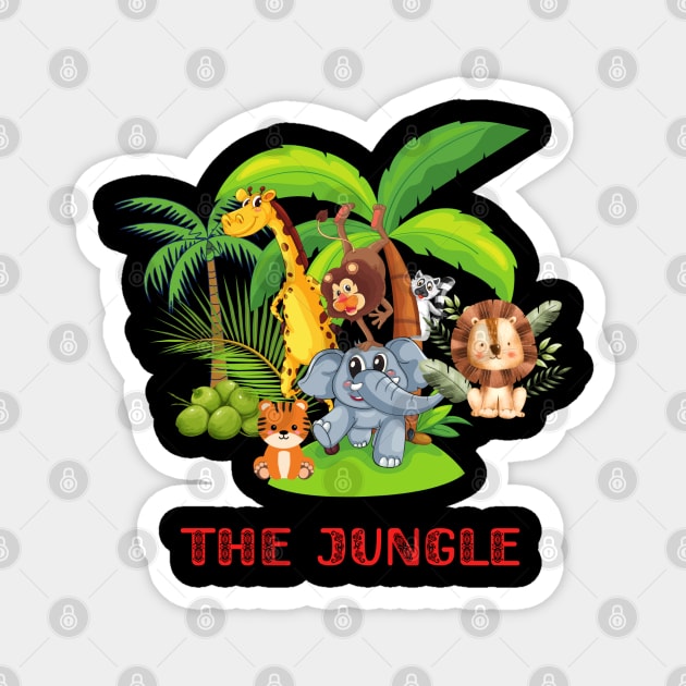 Jungle Design Magnet by TASKARAINK