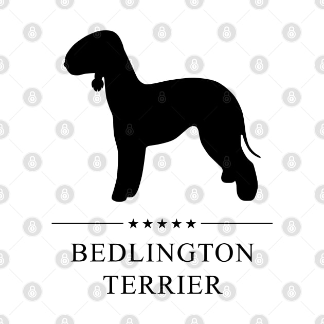 Bedlington Terrier Black Silhouette by millersye