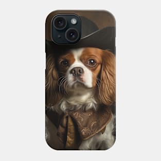 Cowboy Dog - Cavalier King Charles Spaniel Phone Case