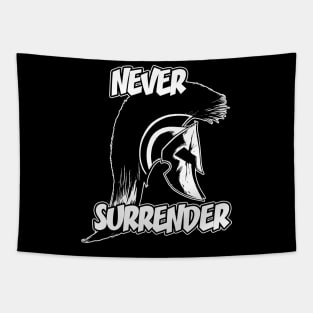 Spartan Law - Never Surrender Tapestry