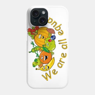 group of fruit and vegetables Phone Case