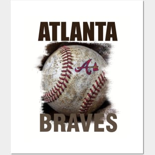 Atlanta Braves Vintage Original MLB Theme Art Poster - ProMotions Inc. – Sports  Poster Warehouse