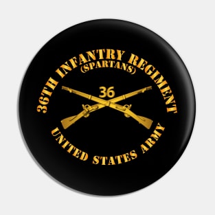 36th Infantry Regt - Spartans - Infantry Br Pin