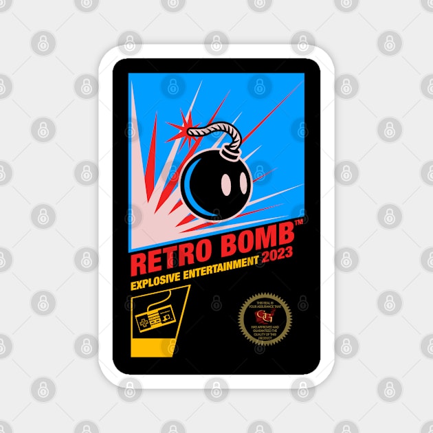 Retro Bomb Magnet by TheGamingGeeks