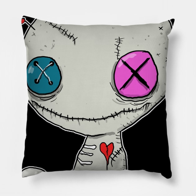 VooDoo doll Pillow by Gus Fink studios