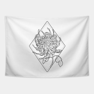 November Birth Flower Chrysanthemum Tapestry