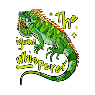 The Iguana Whisperer Funny Iguana Lizard Pun Zentangle Art Color T-Shirt