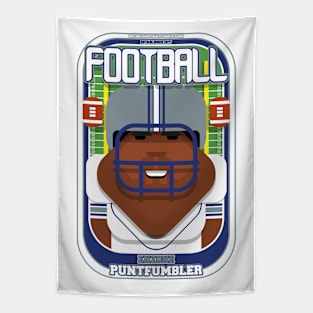 American Football White Silver Blue - Enzone Puntfumbler - Hayes version Tapestry