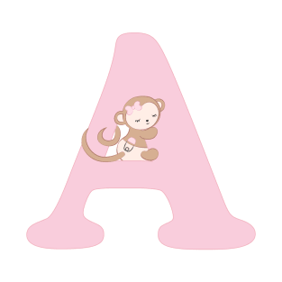 A - pink - ape T-Shirt