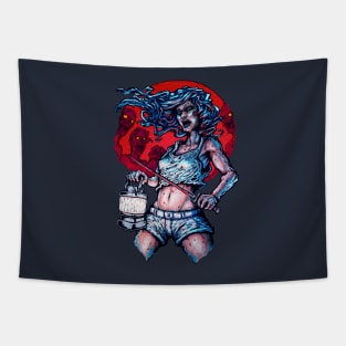 Zombies Night Tapestry