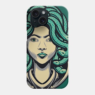 Gothic Faced Medusa Phone Case