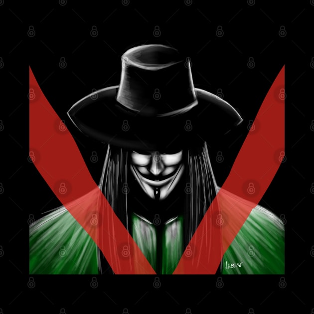 v for vendetta anonymous warrior by jorge_lebeau