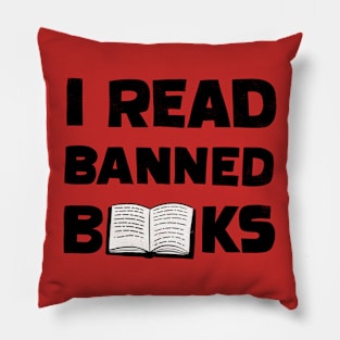 I Read Banned Books Pillow