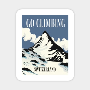 Go Climbing Switzerland Magnet