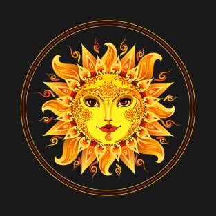 Smiling sun Goddess T-Shirt