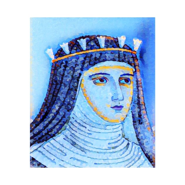 Hildegard of Bingen Portrait | Hildegard of Bingen Artwork | Hildegard of Bingen Painting14 by JustLit