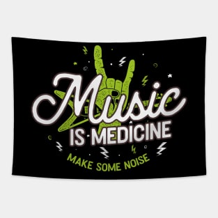 Music Is Medicine Tapestry