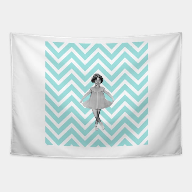 Shirley Temple Take a Bow Tapestry by RetroSalt