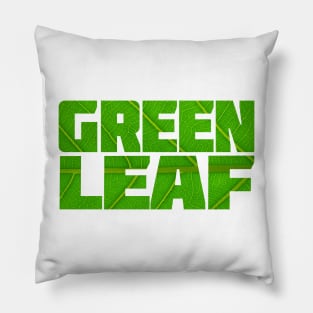 Green Leaf Pillow