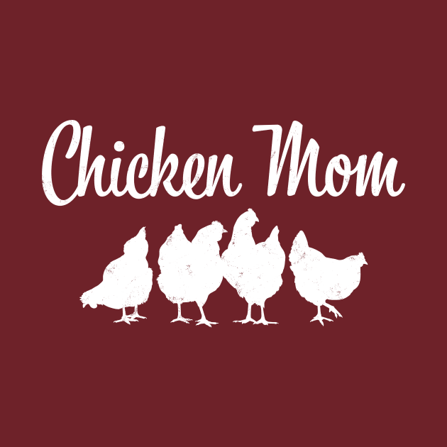 Chicken Mom Hen Silhouettes for Poultry Lovers by cottoncanvas