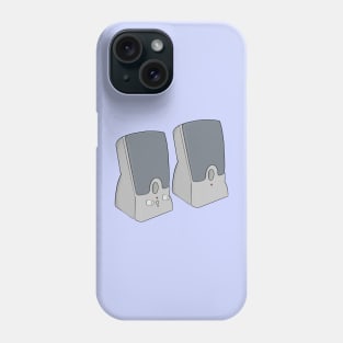 Nostalgic Computer Speakers Phone Case