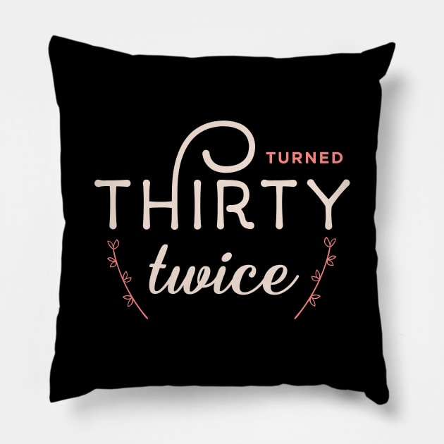 60th birthday, 60 and fabulous Pillow by OutfittersAve