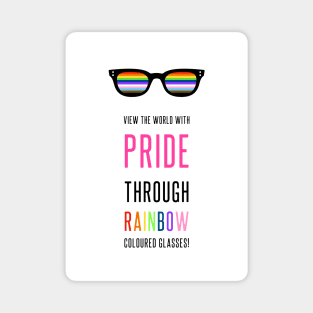 View The World With Pride Magnet