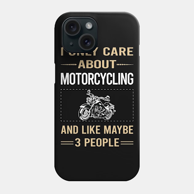 Funny 3 People Motorcycling Motorcycle Motorbike Motorbiker Biker Phone Case by relativeshrimp