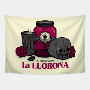 la LLORONA - the WEEPING WOMAN Tapestry