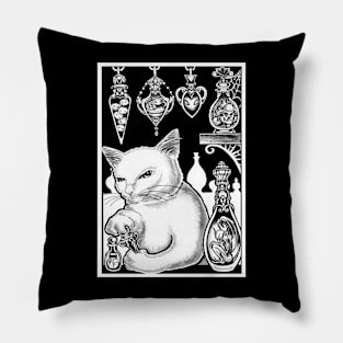 The Demon Collector - Cat Pillow