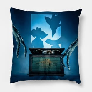 Gremlins Textless Poster Pillow