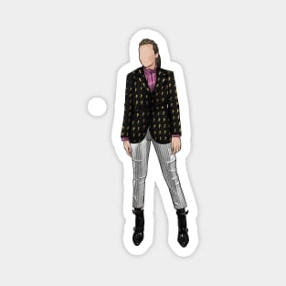 Villanelle - Killing Eve,illustration, poster, wall art, Jodie, Sandra, outfit, fashion, perfume, sorry baby, suit, dress Magnet