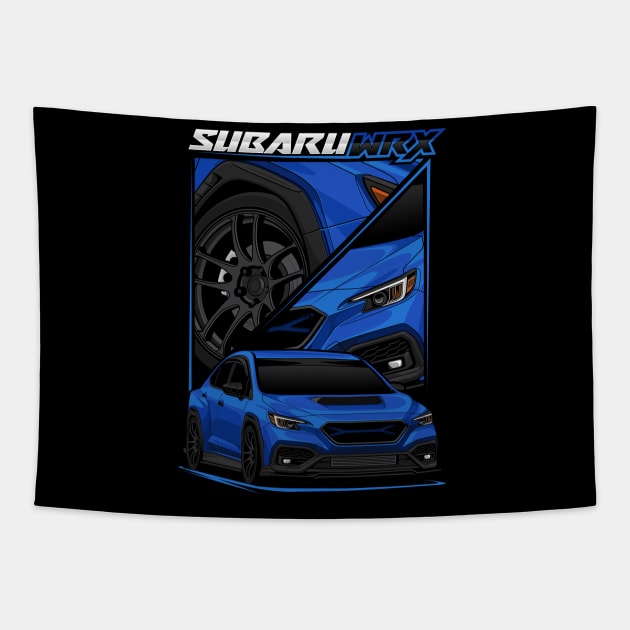 VB WRX in World Rally Blue Tapestry by RetroWRX Inc.