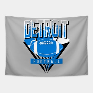 Detroit Football Retro Gameday Tapestry