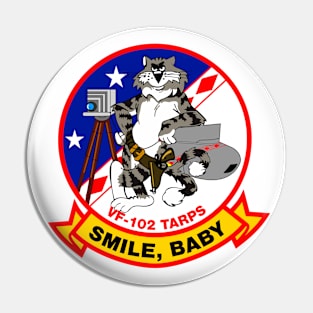 F-14 Tomcat - VF-102 TARPS - Smile, Baby - Clean Style Pin
