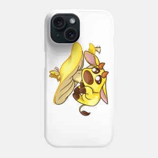 Yellow Mushroom Minecraft cow Phone Case