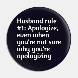 Funny husband humour Pin