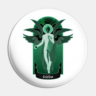 Winged Doom Pin