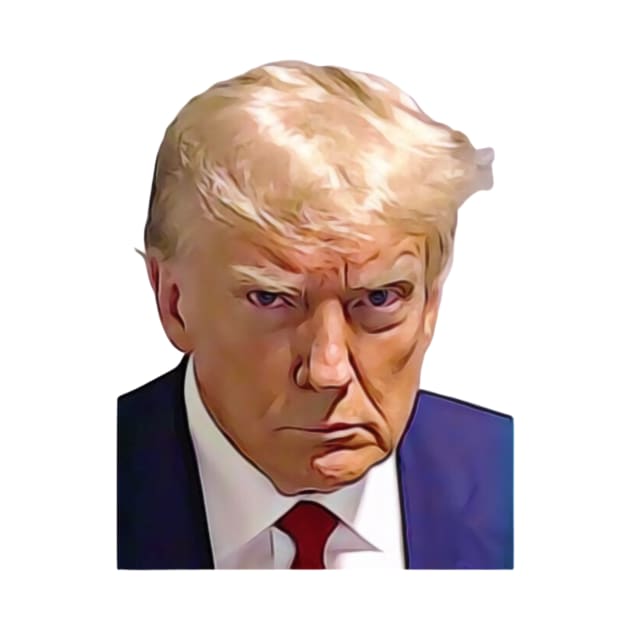 Dondald Trump The Mugshot August 24, 2023 by Little Duck Designs