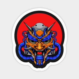 Oni Mecha Colorful Magnet